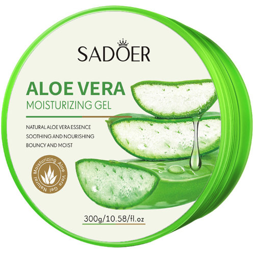 Sadoer Увлажняющий гель алоэ вера для лица и тела Aloe Vera Moisturizing Gel, 300г