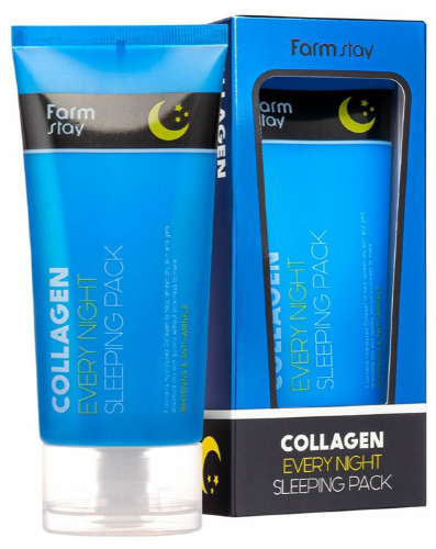 FarmStay Ночная маска для лица с коллагеном Collagen Every Night Sleeping Pack, 120мл