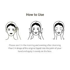 Lanbena Антивозрастная сыворотка для лица с пептидами 24K Gold Peptide Serum Anti-Aging Skin, 30мл