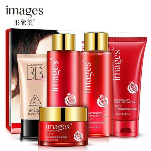 Images Подарочный набор 5 в 1 с экстрактом граната Pomegranate Fresh Skin Natural