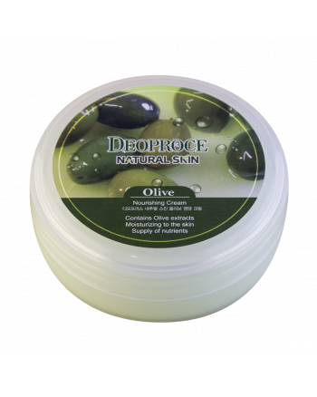 Deoproce Крем для лица и тела с экстрактом оливы Natural Skin Olive Nourishing Cream, 100г