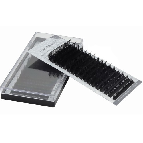 Nagaraku Искусственные ресницы 0.20, длина 7мм-15мм Premium Mink Lashes