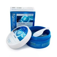 FarmStay Гидрогелевые патчи для век с коллагеном Collagen Water Full Hydrogel Eye Patch, 60шт