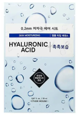 Etude House Тканевая маска для лица с гиалуроновой кислотой 0.2 Therapy Air Mask Hyaluronic Acid, 20мл*10шт