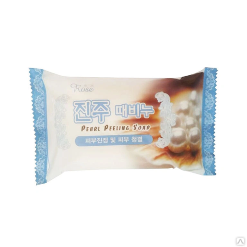 Rose Мыло-пилинг с экстрактом жемчуга Pearl Peealing Soap, 150г