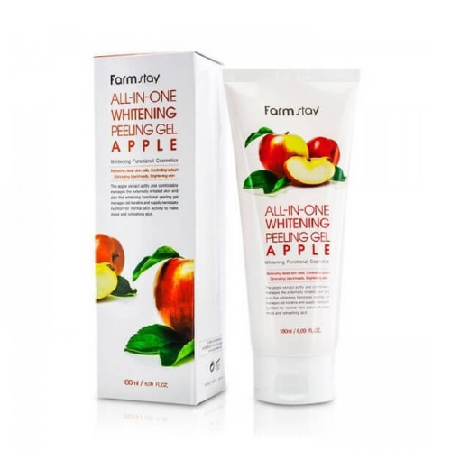 Farm Stay Пилинг-скатка c экстрактом яблока All In One Whitening Peeling Gel Apple, 180мл