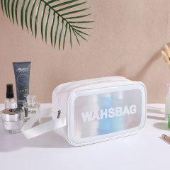 Водонепроницаемая косметичка Wahsbag белая, 1шт
