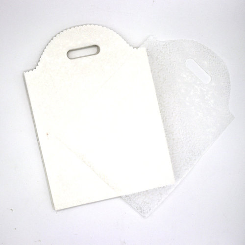 Пакет с вырубленной полукруглой ручкой, 50шт