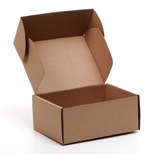 Коробка самосборная бурая, 23х17х10см