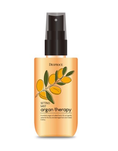 Deoproce Восстанавливающий мист для волос с аргановым маслом Setting Mist Argan Therapy, 100мл