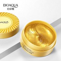BioAqua Гидрогелевые патчи для области вокруг глаз с 24-каратным коллоидным золотом Eye Mask Hydrating Moisturizing, 60шт