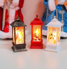 Новогодний фонарик на батарейках, 12см