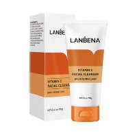 Lanbena Осветляющая пенка для умывания с витамином С Vitamin C Facial Cleanser, 100г
