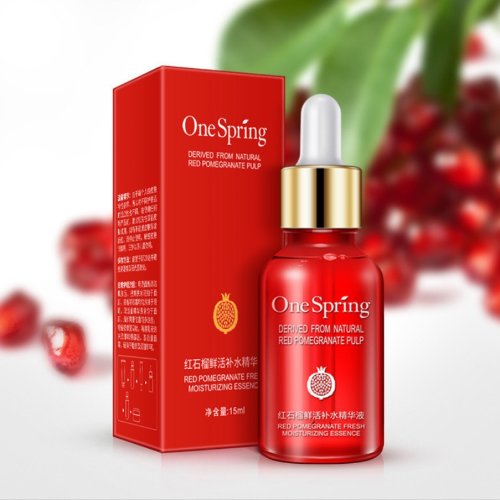 One Spring Сыворотка для лица с экстрактом граната Red Pomegranate Fresh Moisturizing Essence, 15мл