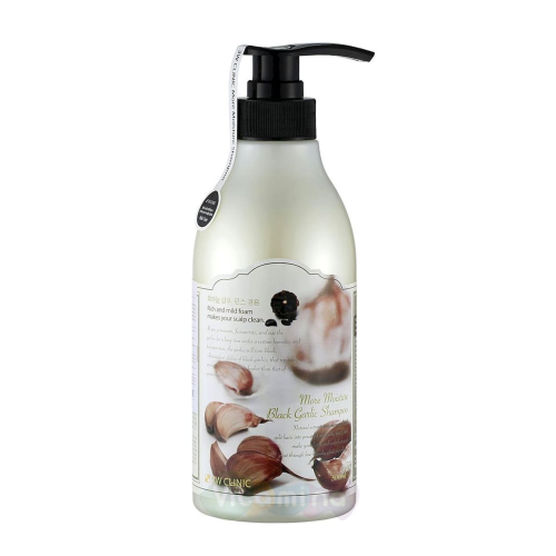 3W Clinic Увлажняющий шампунь с экстрактом чеснока More Moisture Black Garlic Shampoo, 500мл
