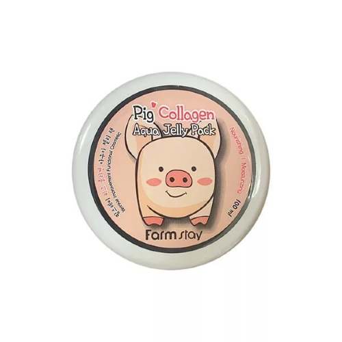FarmStay Желе-маска для лица со свиным коллагеном Collagen Aqua Piggy Jelly Pack, 100мл