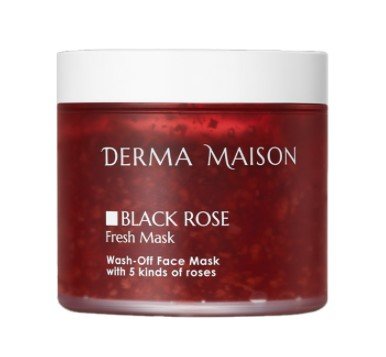 Medi-peel Derma Maison Black Rose Тонизирующая маска для лица с экстрактом розы и комплексом ферментов, 230г