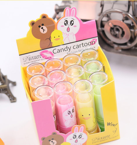 Daixuere Бальзам-блеск для губ "Проявляющийся" Pink Magic Candy Cartoon, 3г