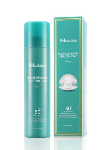 JMsolution Солнцезащитный спрей с жемчугом Marine Luminous, 180мл Pearl Sun Protection Sun Spray SPF50+ PA+++, 
