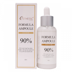 Esthetic House Сыворотка для лица с золотом и муцином улитки Formula Ampoule Gold Snail, 80мл