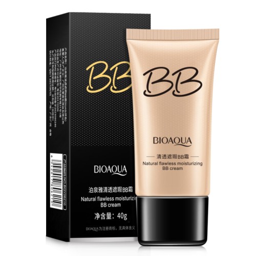 BioAqua Тональный увлажняющий ВВ-крем Natural flawless moisturizi, светлый оттенок 40г