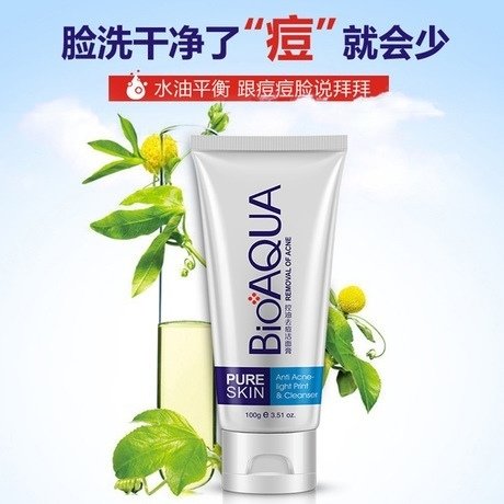 BioAqua Пенка для умывания "Анти-акне", 100г