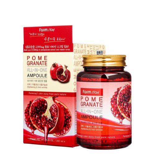 FarmStay Многофункциональная сыворотка с экстрактом граната Pomegranate All-In One Ampoule, 250мл