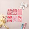 Набор из 6 шильдиков на подарки «Самой прекрасной» 16×24см, 1шт