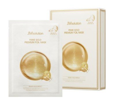 JMsolution Набор увлажняющих тканевых масок с гиалуроновой кислотой и витаминами Prime Gold Premium Foil Mask, 35мл*10шт