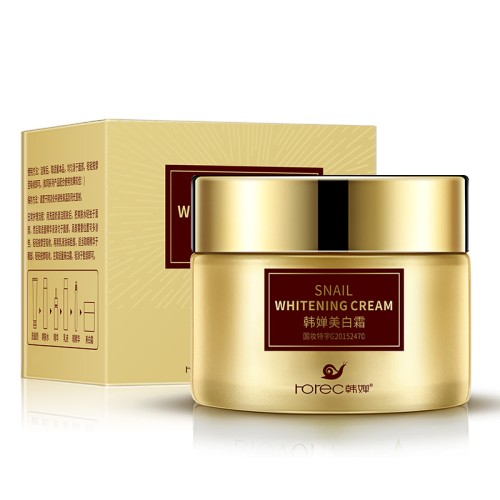 Rorec Отбеливающий крем для кожи лица с муцином улитки Whitening Cream, 50г