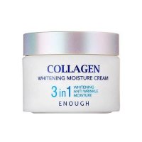 Enough Крем для лица отбеливающий с коллагеном Collagen Whitening Moisture Cream 3 in 1, 50 мл