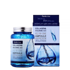FarmStay Ампульная сыворотка для лица с коллагеном Collagen &amp; Hyaluronic Acid All-in-One Ampoule, 250мл