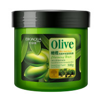 BioAqua Питательная маска для роста волос с маслом оливы Olive Hair Mask, 500г