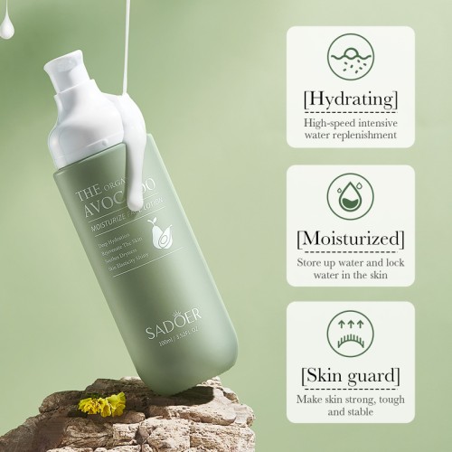 Sadoer Увлажняющий лосьон для кожи лица Avocado, 100мл