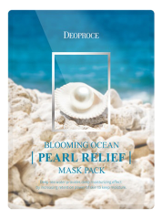 Deoproce Тканевая маска для лица с экстрактом жемчуга Blooming Ocean Pearl Relief Mask Pack, 25г*5шт