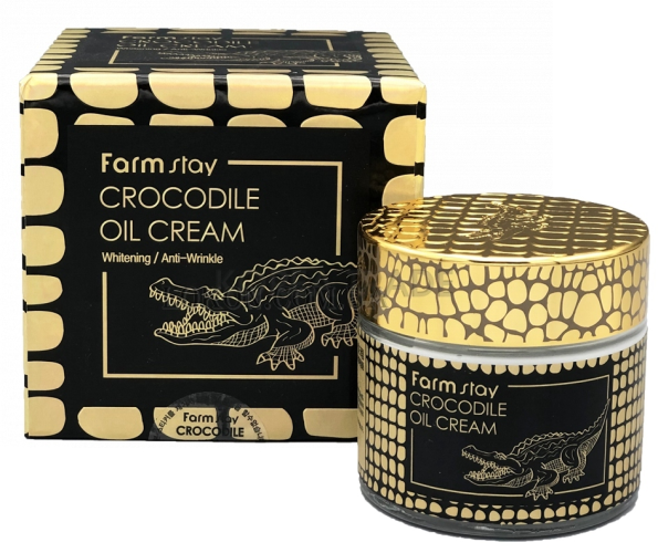 FarmStay Крем для лица с крокодильим жиром Crocodile Oil Cream, 70мл