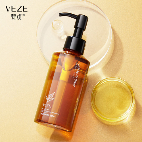 Veze Очищающее масло для снятия макияжа с черным чаем Black Tea Clean Skin Rejuvenation Cleansing Oil, 150мл