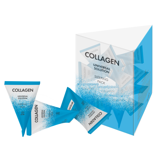 J:on Ночная маска для лица с коллагеном Collagen Universal Solution Sleeping Pack, 5г 