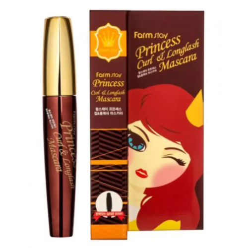 FarmStay Удлиняющая тушь для ресниц Princess Curl and Long Lash Mascara, 12г
