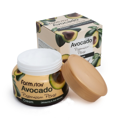 Farm Stay Отбеливающий лифтинг - крем на основе экстракта авокадо Avocado Pore Cream, 100мл