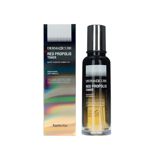 FarmStay Тонер для лица с прополисом Derma & Cube Red Propolis Toner, 140мл