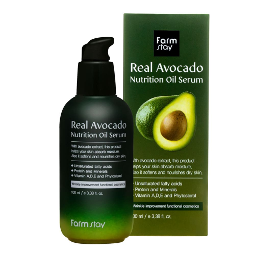 FarmStay Сыворотка с маслом авокадо Real Avocado Nutrition Oil Serum, 100мл