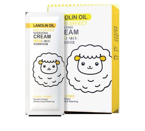 Laikou Увлажняющий крем для лица с ланолином Lanolin Oil Multi-Effect Hydrating Cream, 3г*30шт