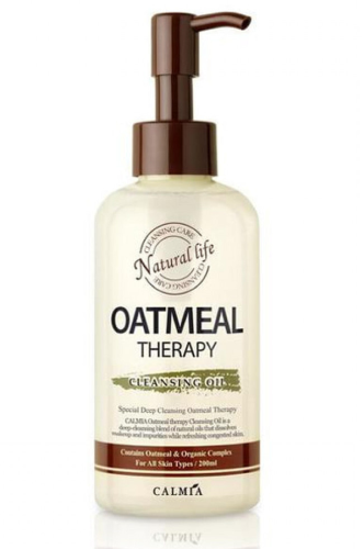 Calmia Овсяное гидрофильное масло Oatmeal Therapy Cleansing Oil, 200мл