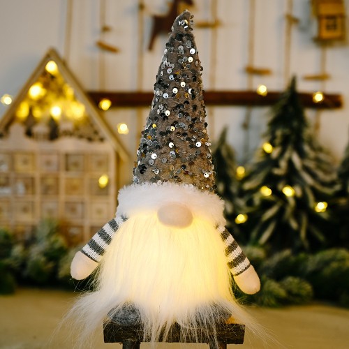 Фигура "Светящийся гном", 30*10*10см