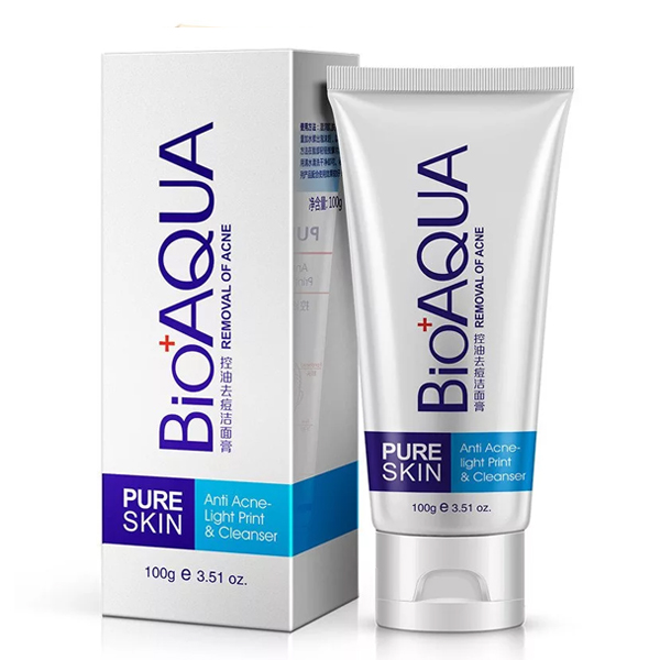 BioAqua Пенка для умывания против Акне Anti Acne-Light Print Cleanser, 100г