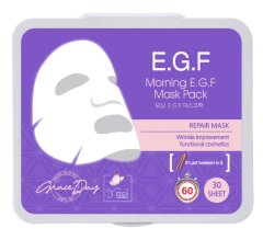 Grace Day Тканевая маска для лица c EGF Morning Mask Pack, 30шт