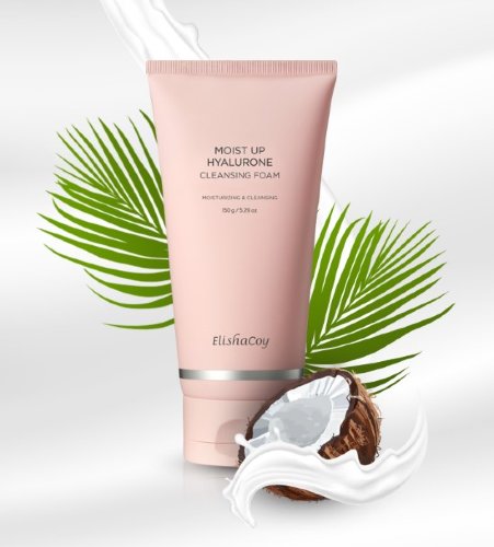 Elishacoy Очищающая пенка для лица с гиалуроновой кислотой Moist Up Hyalurone Moist Cleansing Foam, 150г