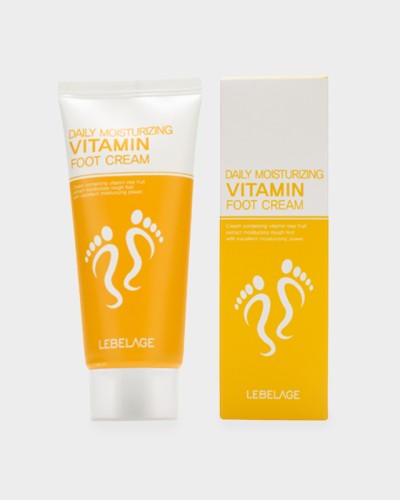 Lebelage Увлажняющий крем для ног с витаминами Daily Moisturizing Vitamin Foot Cream, 100мл