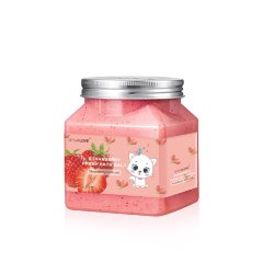 SersanLove Скраб для тела с экстрактом клубники Strawberry Fresh Bath Salt, 500мл